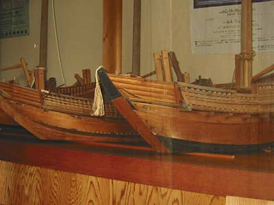 八坂神社の和船模型