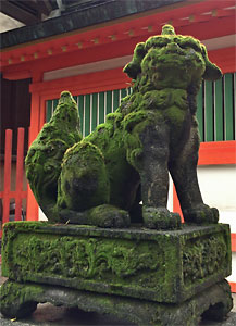 住吉神社狛犬（吽形）