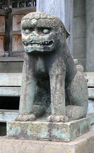 若宮八幡神社狛犬（阿形）