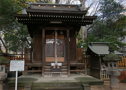 福島稲荷神社境内の古峯神社と稲荷神社
