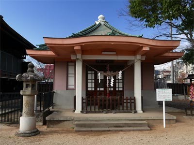 福島稲荷神社境内の聖徳太子神社
