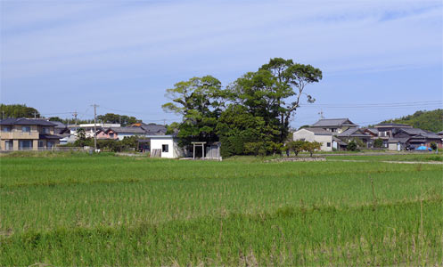 加努弥神社遠景