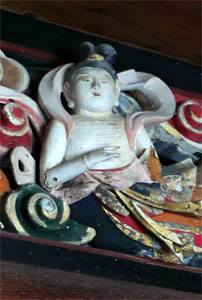丹内山神社本殿彫刻