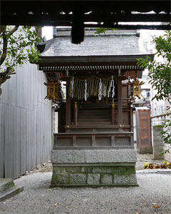 上京区の猿田彦神社社殿