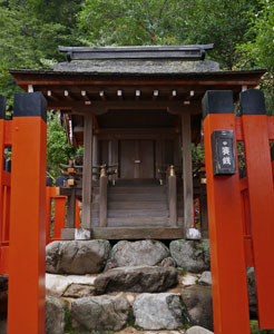 上賀茂神社境内摂社の須波神社社殿