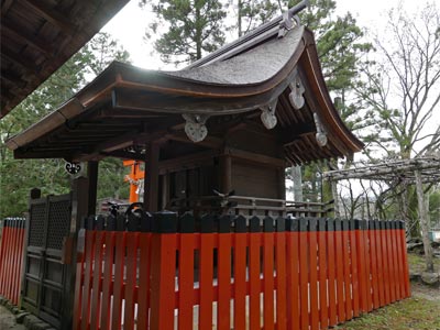 上賀茂神社境内摂社の奈良神社