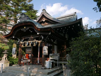 左京区の熊野神社社殿