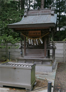 仙台市若林区の白山神社境内の須賀神社