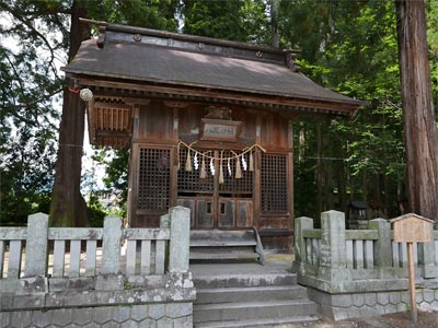 大町の若一王子神社境内の八坂神社