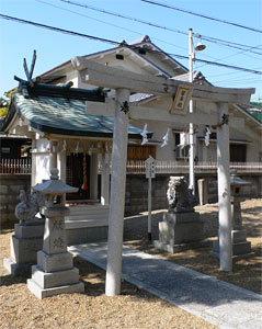 志紀長吉神社境内の琴平社