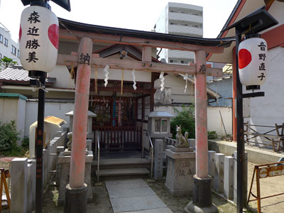 敷津松之宮境内の稲荷神社