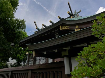 尼崎市若王寺の熊野大神社本殿