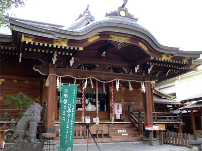 下谷神社の拝殿