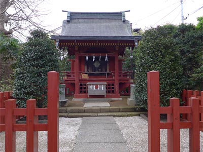 鎌倉市材木座由比若宮社殿
