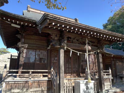 西府町熊野神社拝殿