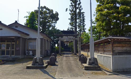海老江熊野神社社頭