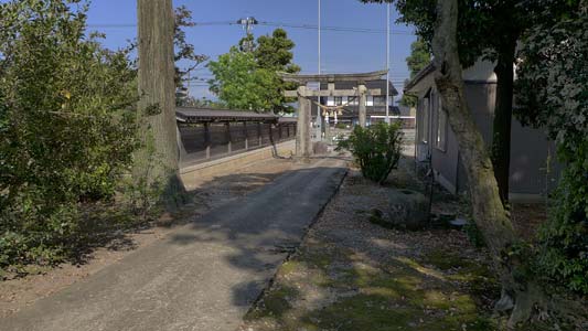 海老江熊野神社境内
