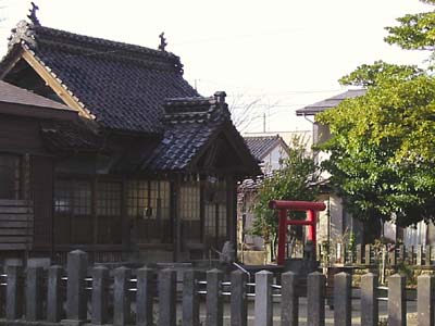 直江津の住吉神社拝殿
