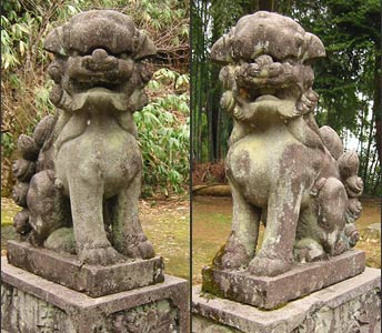 岩井神社狛犬