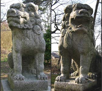 太夫浜諏訪神社狛犬