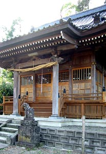 村田の諏訪神社拝殿
