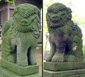 板井伊多井神社狛犬