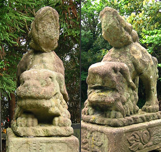 寺尾神社狛犬