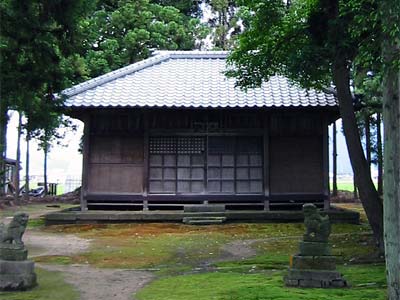 能代の諏訪神社社殿
