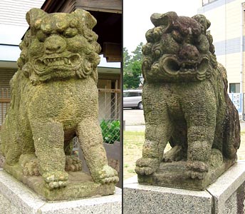 関屋大川前薬師神社狛犬