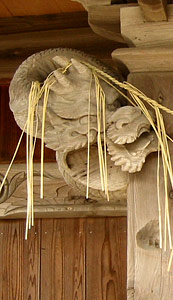 八幡社拝殿装飾
