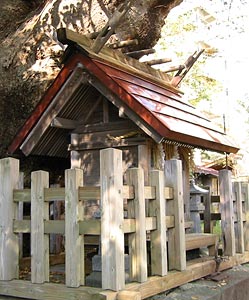 弥彦村の住吉神社社殿