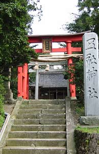 田上町湯川の五社神社