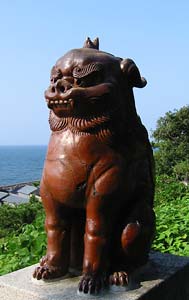 出雲崎町の石井神社狛犬