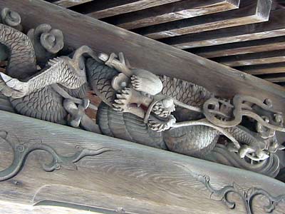 児木神社拝殿彫刻
