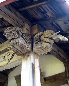神明宮拝殿彫刻