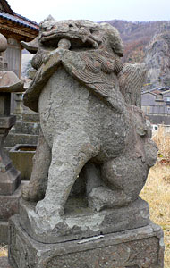 戸河神社狛犬