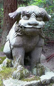 十二神社狛犬阿形