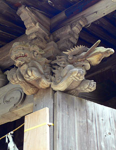 大平神社拝殿装飾