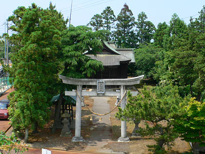下曲通の諏訪神社