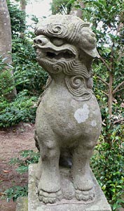 八幡神社狛犬（阿像）