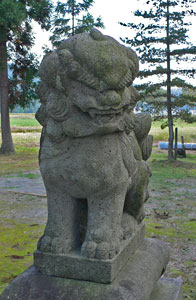 滝谷町諏訪神社狛犬