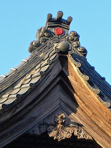 諏訪社拝殿彫刻
