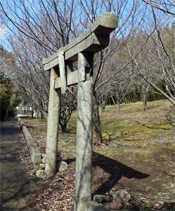 宿根木の戸上神社鳥居
