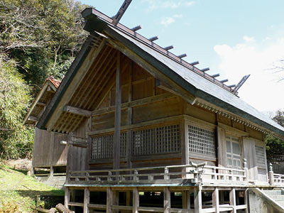 宿根木の白山神社社殿