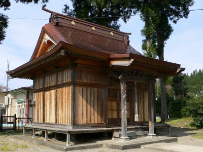 上戸倉の諏訪神社社殿