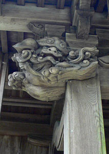 熱田神社拝殿彫刻