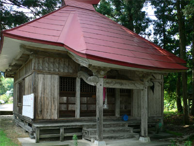 檜原の伊須流岐比古神社拝殿