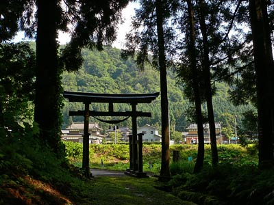 北大平諏訪神社からの眺望