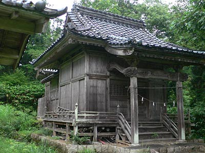 五斗蒔の山神社社殿