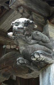 美佐島の諏訪神社拝殿装飾